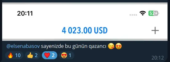 673 USD Qazanc · @elsenabasov
